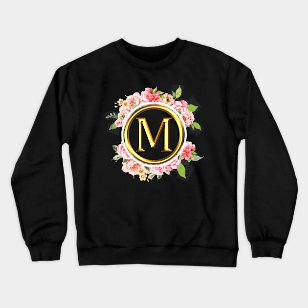 Letter M Shirt Alphabet Letter M Different Colors Crewneck Sweatshirt by EmmaShirt